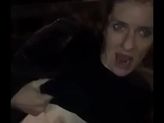 Byway Mature Granny show pussy and boobs