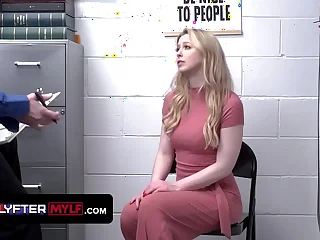 Slender Milf Sunny Lane Lets The Security Guard Fill Her Full-grown Pussy With Hot Jizz