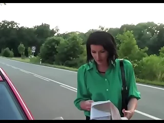 Celine asks for directions and gets pissed on instead