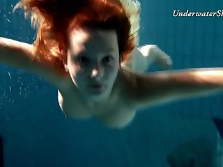 Edwiga teen Russian swims take clothes at night