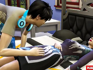 step Fucks Korean After Taking A Nap &vert; Korean Flick Sex Scene &vert; Korean And Fucking