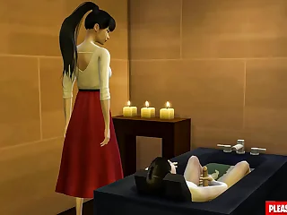 Asian step-mom Helping stepson Masturbate Upon The Bath &vert;&vert; step-mom Catches Her step-son Masturbating