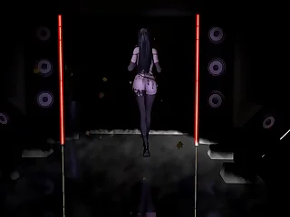 3D cute Asian slut underclothes cheating with big blarney