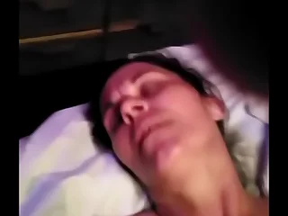 Hung Maniaque Helping Mature Slut Mawmaw Kim Masturbate With Swollen Horny Clit